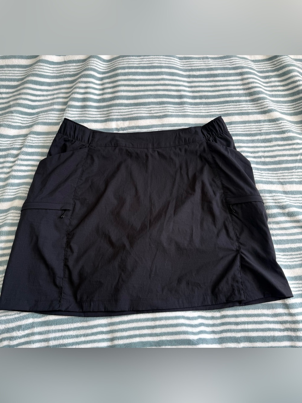 Duluth Trading Company On The Fly Skort Black 1X